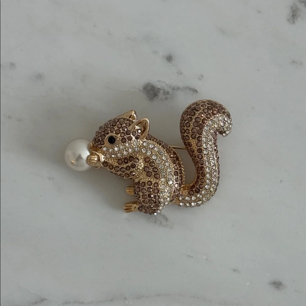 New! Napier Squirrel Brooch